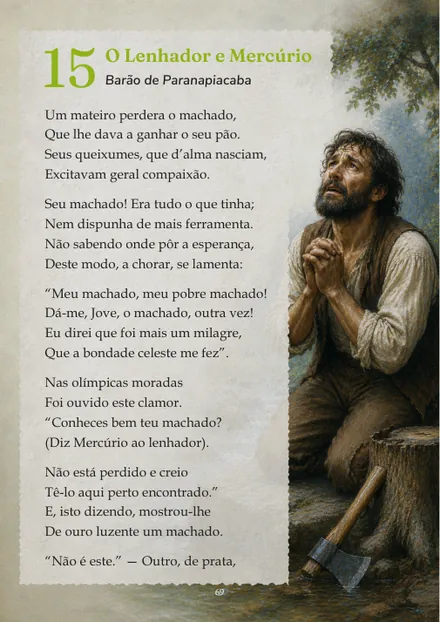 Obra 15, O Lenhador e Mercúrio